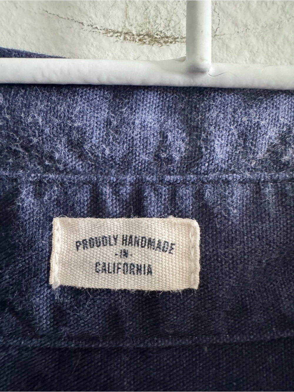 Taylor Stitch Indigo Button Down Shirt Size 40 - Picture 5 of 14